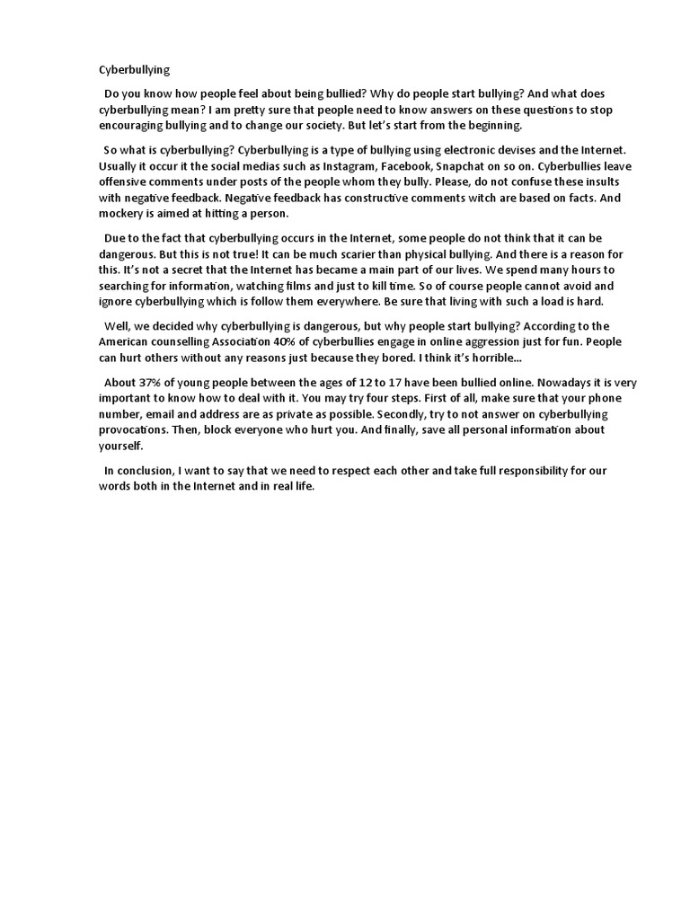 Cyberbullying | PDF | Social Science