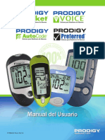 Manual Glucometro Prodigy Autocade