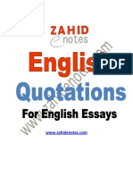 English Essays Quotations For 2nd Year