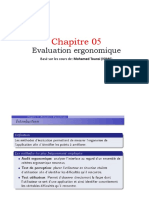 Chapitre 05: Evaluation Ergonomique