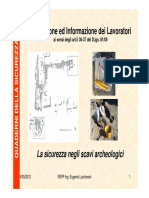 La Sicurezza Negli Scavi Archeologici - Lucchesini - 2011 - SLIDES