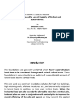 Some Studies On The Lateral Capacity of Vertical and Battered Piles