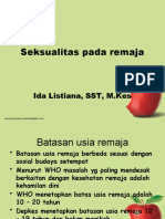 Seksualitas Remaja