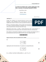 The Signum Function of The Second Derivative and Its Application To The Determination of Relative Extremes of Fractional Functions (SF2D)