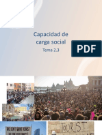 2.3 - Capacidad de Carga Social