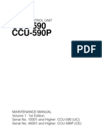 SONY CCU-590 Service Manual