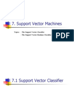 Support Vector Machines: Topics: The Support Vector Classifier: The Support Vector Machine Classifier