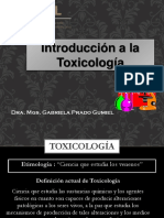 Presentacion Introduccion a Toxicologia UPAL