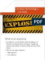 Chemical Process Technology 2 (CE-508) : Explosives