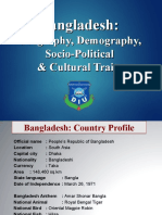 Bangladesh - Geography - Demography - Socio-Political - Cultural-Traits