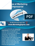 Marketing Empresarial.