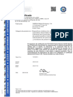 Tra EC Certificate G1 081184 0010 Rev. 00 EXP 2022-07-29