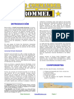 Field Commander Rommel Rulebook in Spanish