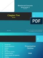 Chapter Five: Reinforced Concrete Structures 2