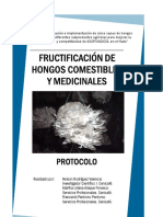 Fructificacion de hongos comestibles y medicinales