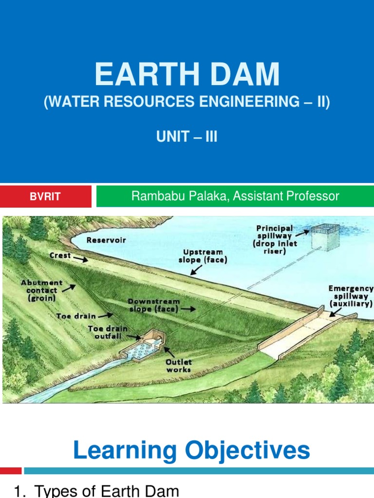 Earth Dams Unit - III | PDF | Dam | Soil Mechanics