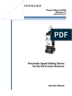 Pneumatic Speed Setting Device For The UG-8 Lever Governor: Product Manual 03506 (Revision F)