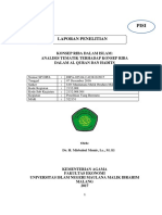 Laporan Penelitian: Konsep Riba Dalam Islam: Analisis Tematik Terhadap Konsep Riba Dalam Al Quran Dan Hadits