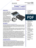 Proact™ I and Ii: Digital Electric Powered Governor Systems