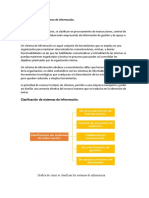 Clasificación de Los Sistemas de Información