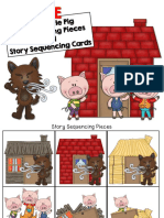 Free Three Little Pigs Retelling and Story Sequencing Cards
