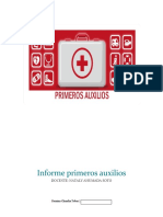 Informe Primeros Auxilios