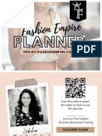 Fashion Empire Planner