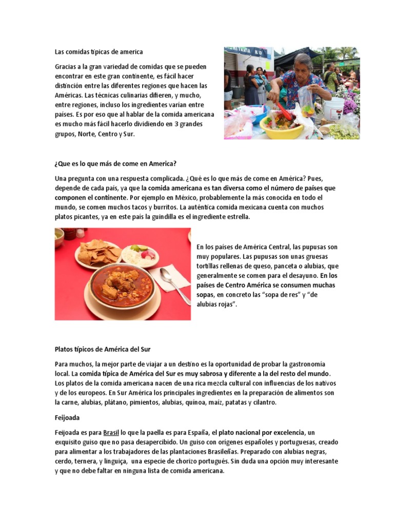 Tarea Sociales | PDF | Cocina española | Cocina de las Americas