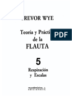 Teoría y Práctica de La Flauta - Vol. 5 Respiración - Flauta Traversa - Trevor Wye