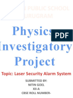 Salwan Public School Gurugram: Physics Investigatory Project