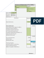 Tax Calculator Statement