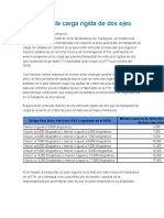 Transporte de Carga Rígida de Dos Ejes