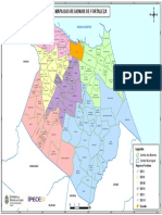 Mapa Regionais Fortaleza