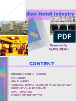 Indian Hotel Industry: Presented by Parul Singh