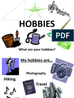 Hobbies: What Are Your Hobbies?