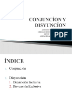 Conjuncíon y Disyuncíon