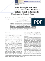 Competitive Strategies and Firm Performance: A Comparative Analysis of Pure, Hybrid and Stuck-In-The-Middle' Strategies in Spanish Firms