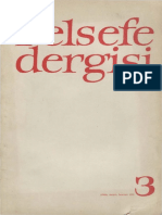 Felsefe Dergisi Sayı 003 Nisan Mayıs Haziran 1973