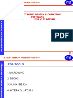 BTECH Seminar on EDA Tools for VLSI Design