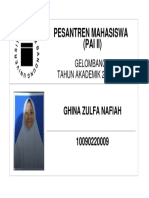 Nametag Pesantren