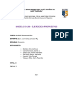 Ejercicios Propuestos - Modelo is - Lm