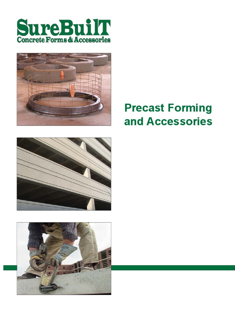 Precast Concrete Accessories | PDF | Galvanization | Screw