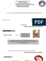 Intervenciones obstétricas menores