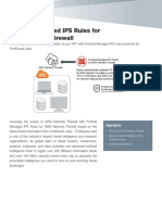 Fortinet Managed IPS Rules For AWS Network Firewall: Data Sheet