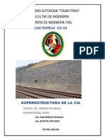 Superestructura vía férrea