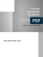 11 Tim Dan Kerjasama Kelompok K&P