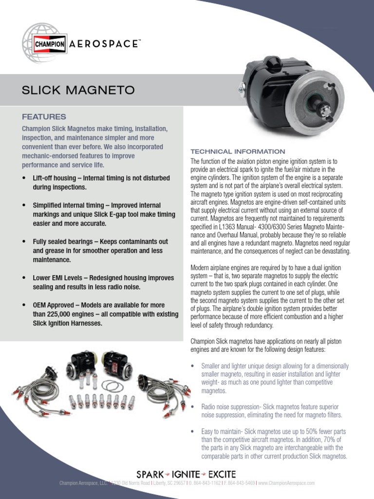 Slick Magneto Manual | Magneto Maintenance And Overhaul Manual L-1363 – TVHGD