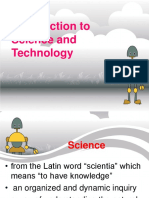 I. Introduction To Science and Technology