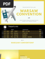 WARSAW CONVENTION - Transportation Law