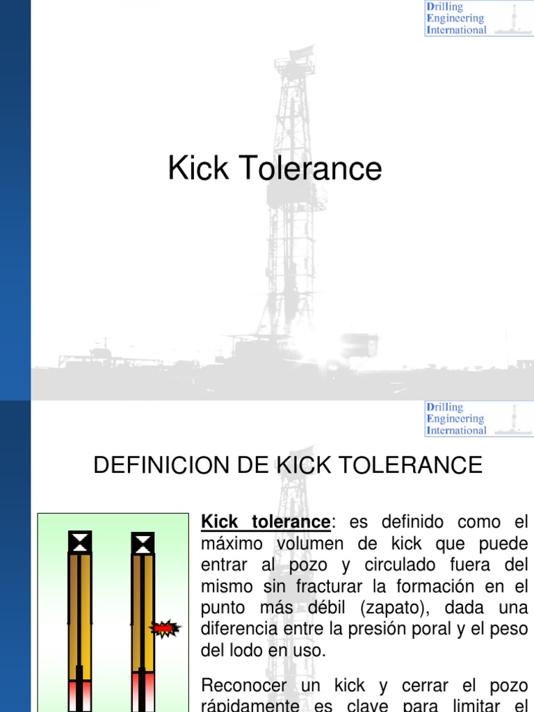 Cálculo y Definición de Kick Tolerance | PDF | Presión | Gases